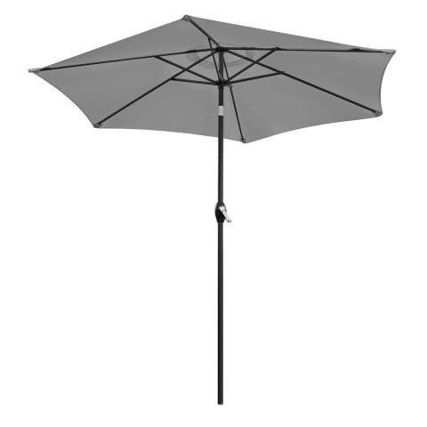 Składany parasol ogrodowy balkonowy regulowany 210 cm szary LONGWELL INDUSTRIAL LTD