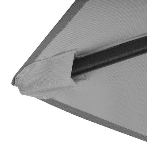 Składany parasol ogrodowy balkonowy regulowany 210 cm szary LONGWELL INDUSTRIAL LTD