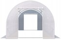 Szklarnia tunel ogrodowy 3x2x2 m foliowy wielosezonowy metalowy stelaż biała folia 2 wejścia LONGWELL INDUSTRIAL LTD