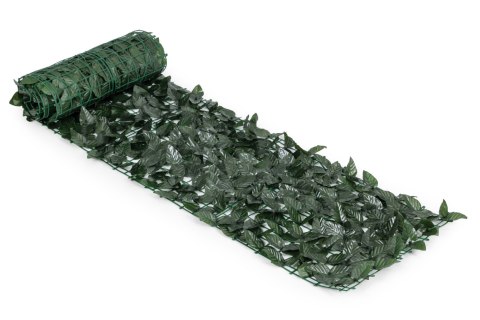 Sztuczny bluszcz żywopłot 3 sztuki 300x50 cm zielona osłona na balkon maskująca - 3 ROLKI MultiGarden