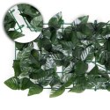 Sztuczny bluszcz żywopłot 3 sztuki 300x50 cm zielona osłona na balkon maskująca - 3 ROLKI MultiGarden