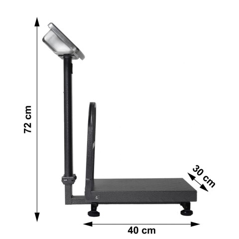 Waga elektroniczna 200 kg magazynowa sklepowa platformowa towarowa przemysłowa LCD LONGWELL INDUSTRIAL LTD