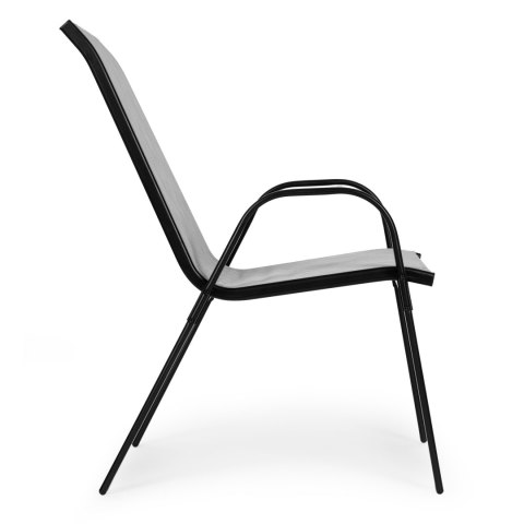 Zestaw komplet 2 krzeseł ogrodowych na taras balkon jasny szary MultiGarden MultiGarden