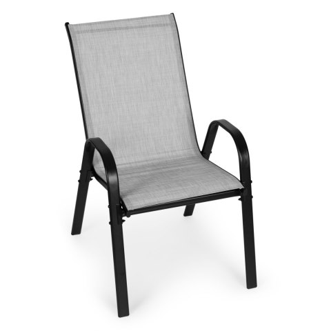 Zestaw komplet 2 krzeseł ogrodowych na taras balkon jasny szary MultiGarden MultiGarden