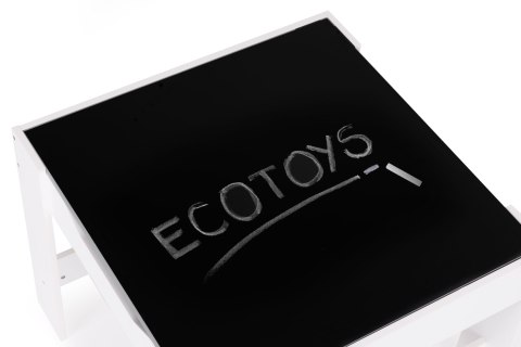 Zestaw mebli dla dzieci stolik + 2 krzesła tablica kredowa ECOTOYS ECOTOYS