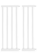 Bramka barierka zabezpieczająca 74-132 cm na schody i drzwi stal dodatkowe panele biała ECOTOYS ECOTOYS