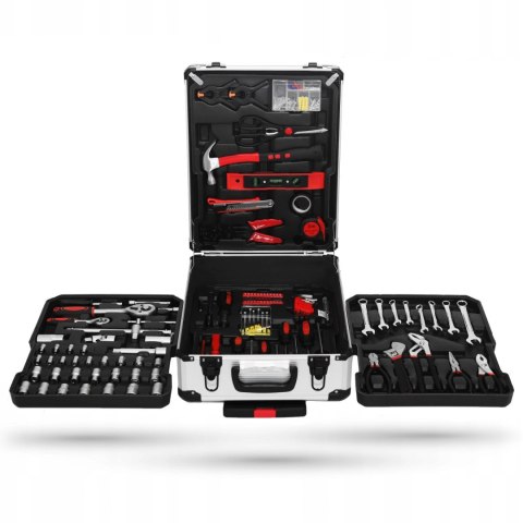 Duży zestaw narzędzi walizka narzędziowa na kółkach 189 elementów klucze wkrętaki bity LONGWELL INDUSTRIAL LTD