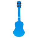 Gitara ukulele dla dzieci drewniana 4 struny nylonowe kostka do gry ECOTOYS ECOTOYS