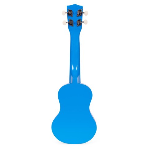 Gitara ukulele dla dzieci drewniana 4 struny nylonowe kostka do gry ECOTOYS ECOTOYS