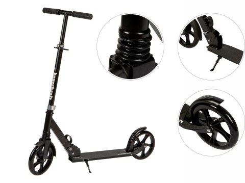 Hulajnoga miejska dla dzieci i młodzieży składana regulacja wysokości 95-105 cm koła 200 mm Bauerkraft