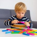 Kolorowe rurki sensoryczne pop tube dla dzieci tuby antystresowe do łączenia 60 sztuk MULTISTORE