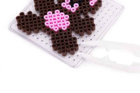 Koraliki do prasowania zestaw XXL 9000 sztuk kuferek szablony MULTISTORE