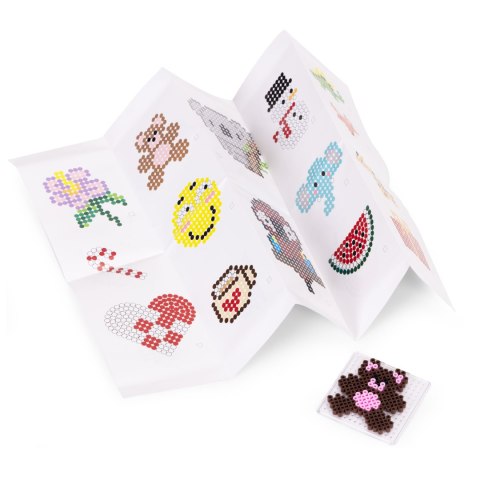 Koraliki do prasowania zestaw XXL 9000 sztuk kuferek szablony MULTISTORE