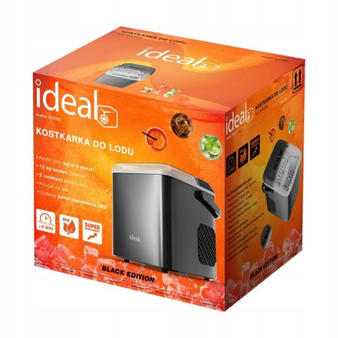 Kostkarka do lodu domowa maszyna do kostek kuszony lód 12 kg 100W IDEAL IDEAL