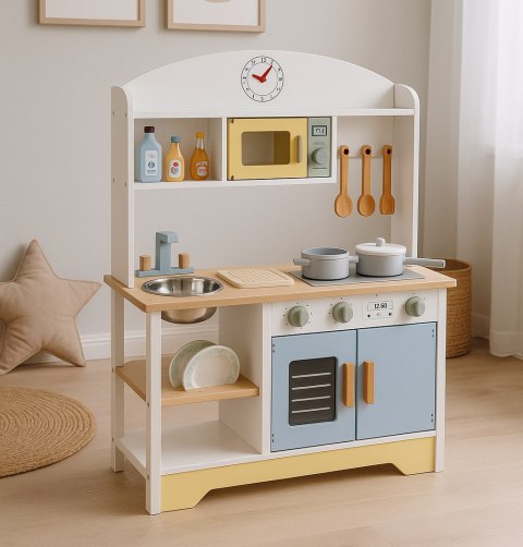 Kuchnia dla dzieci piekarnik pralka mikrofala 12 akcesoriów ECOTOYS ECOTOYS
