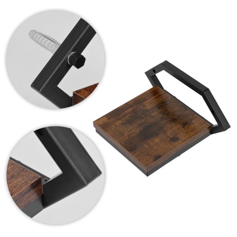 Kwietnik ścienny półka wisząca na kwiaty ozdoby loft diament ModernHome ModernHome