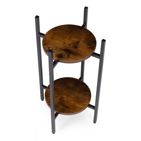 Kwietnik stojący stojak na kwiaty ozdoby 2 poziomy loft ModernHome ModernHome