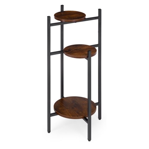 Kwietnik stojący stojak na kwiaty ozdoby 3 poziomy loft ModernHome ModernHome