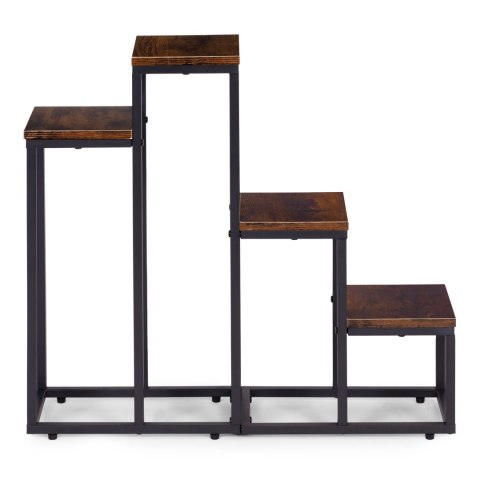 Kwietnik stojący stojak na kwiaty ozdoby 4 półki loft ModernHome ModernHome