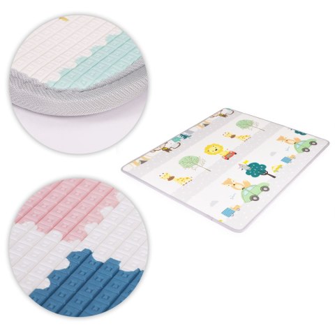 Mata piankowa dla dzieci edukacyjna dwustronna zwijana alfabet ECOTOYS ECOTOYS