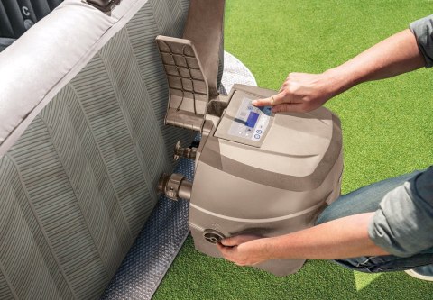Nadmuchiwane SPA kwadratowe basen z hydromasażem 4 os. 175x71 cm akcesoria premium INTEX 28446 INTEX