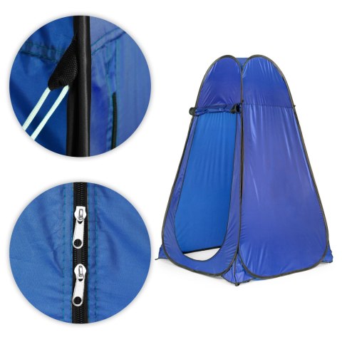Namiot turystyczny samorozkładający przebieralnia kabina prysznicowa WC niebieski MultiGarden MultiGarden