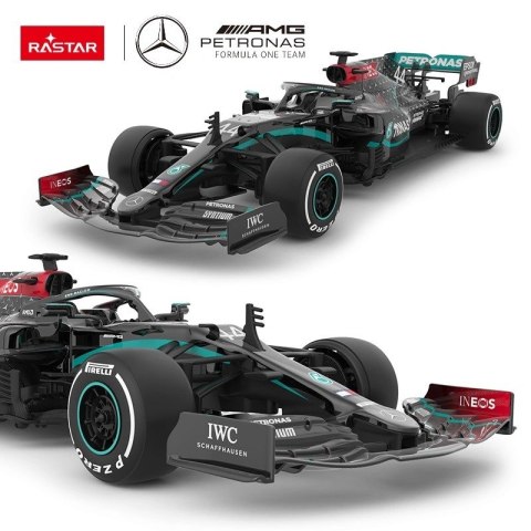 Samochód zdalnie sterowany Mercedes-AMG F1 W11 EQ Performance R/C skala 1:18 Rastar 98500 RASTAR