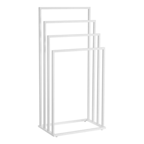 Stojak na ręczniki 4 szczeble - biały LEOBERT