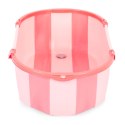 Wanienka dla dzieci wanna turystyczna składana odpływ różowa ECOTOYS ECOTOYS
