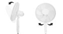 Wentylator podłogowy wiatrak stojący 45W 3 tryby pracy 5 łopatek biały LONGWELL INDUSTRIAL LTD