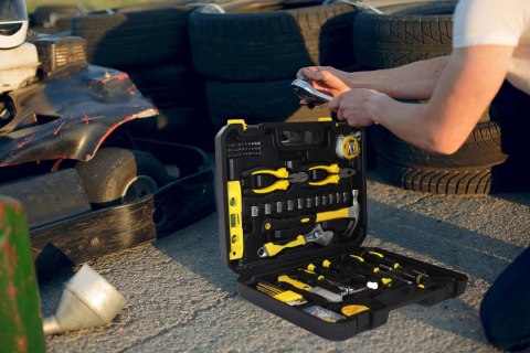 Zestaw narzędzi walizka narzędziowa 111 elementów klucze wkrętaki bity LONGWELL INDUSTRIAL LTD