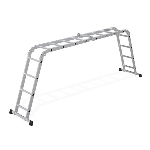 Drabina aluminiowa wielofunkcyjna 4x4 przegubowa składana 150 kg ModernHome ModernHome