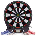 Elektroniczna tarcza do darta gry w rzutki lotki tablica LCD 38 cm 18 gier zestaw 6 rzutek MULTISTORE