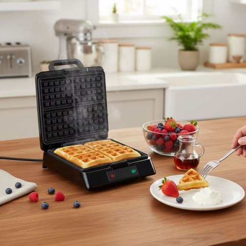 Gofrownica na 4 gofry nieprzywierająca powłoka 1080-1300W KADEN KADEN