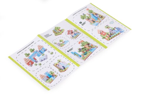 Klocki magnetyczne konstrukcyjne dla dzieci zestaw 88 elementów MULTISTORE