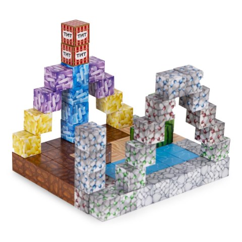 Klocki magnetyczne konstrukcyjne dla dzieci zestaw 88 elementów MULTISTORE