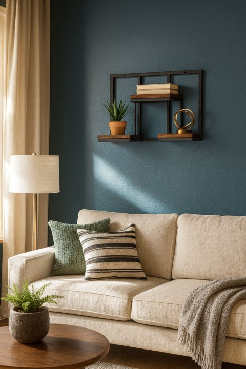 Kwietnik ścienny półka wisząca na kwiaty ozdoby 3 poziomy loft ModernHome ModernHome