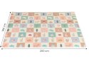 Mata piankowa dla dzieci 200x180 cm edukacyjna dwustronna składana + torba IPLAY IPLAY