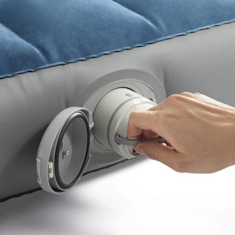 Materac dmuchany dwuosobowy 203x152x25 cm z wbudowaną pompką elektryczną INTEX 64189 INTEX