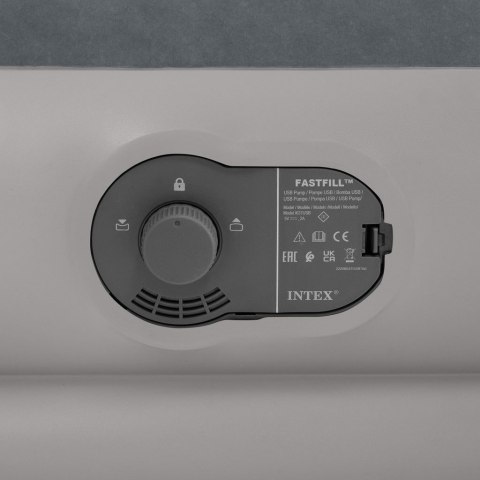 Materac dmuchany jednoosobowy 191x99x30 cm z wbudowaną pompką elektryczną INTEX 64112 INTEX