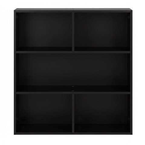 Nowoczesny regał stojący do salonu i sypialni 3 poziomy czarny ModernHome ModernHome