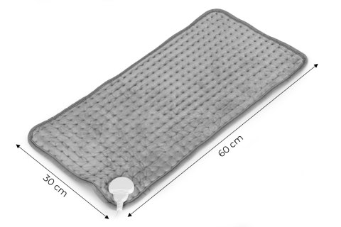 Poduszka elektryczna 60x30 cm mata grzewcza z pilotem 10 poziomów grzania 75W ModernHome ModernHome