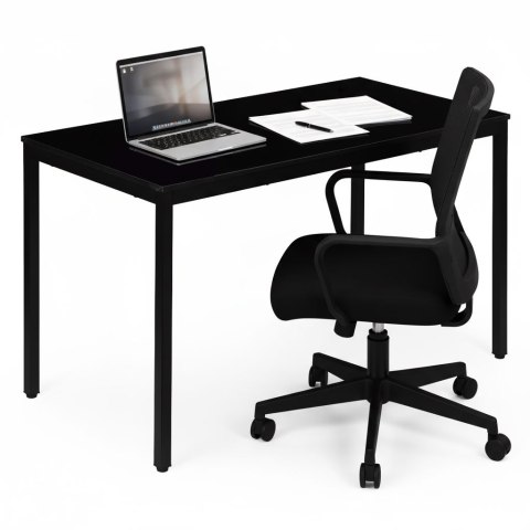 Stół do kuchni jadalni dla 4-5 osób biurko komputerowe 120x60 cm czarny ModernHome ModernHome