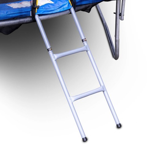 Trampolina ogrodowa z siatką zewnętrzną o średnicy 10 ft 304-312 cm + drabinka Bauerkraft