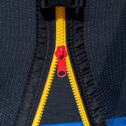 Trampolina ogrodowa z siatką zewnętrzną o średnicy 8 ft 244-252 cm + drabinka Bauerkraft