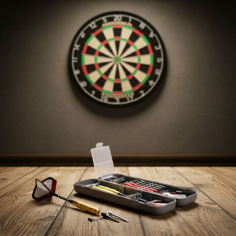 Zestaw 3 rzutek do darta 17g Brass metalowe lotki do tarcz sizalowych MULTISTORE