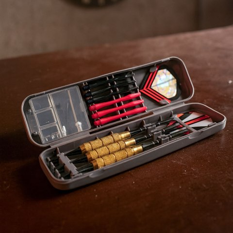 Zestaw 3 rzutek do darta 17g Brass metalowe lotki do tarcz sizalowych MULTISTORE