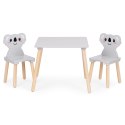 Zestaw mebli dla dzieci stolik + 2 krzesła koala ECOTOYS ECOTOYS