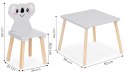 Zestaw mebli dla dzieci stolik + 2 krzesła koala ECOTOYS ECOTOYS