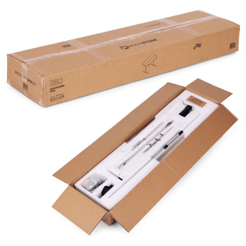 Biurko elektryczne regulowane 120x60 cm regulacja wysokości 72-117 cm ModernHome ModernHome